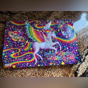 Lisa Frank Red and Pink Crocs-Style Shoes with Glossy Finish